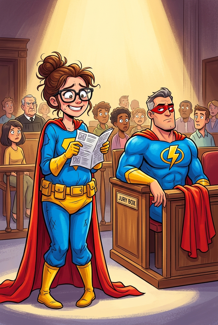 Superhero Substitute Teacher